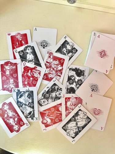 Customer photo review of The Wingfeather Saga Playing Cards