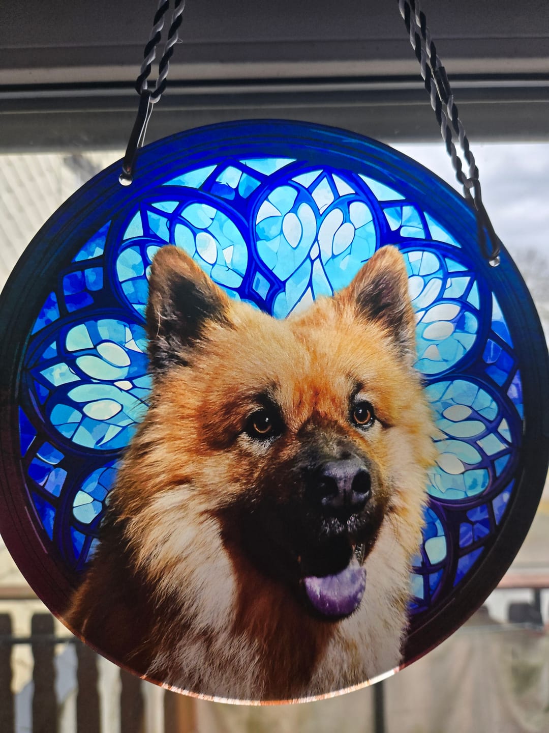 Customer photo review of Haustierportrait - Individueller Sonnenfänger