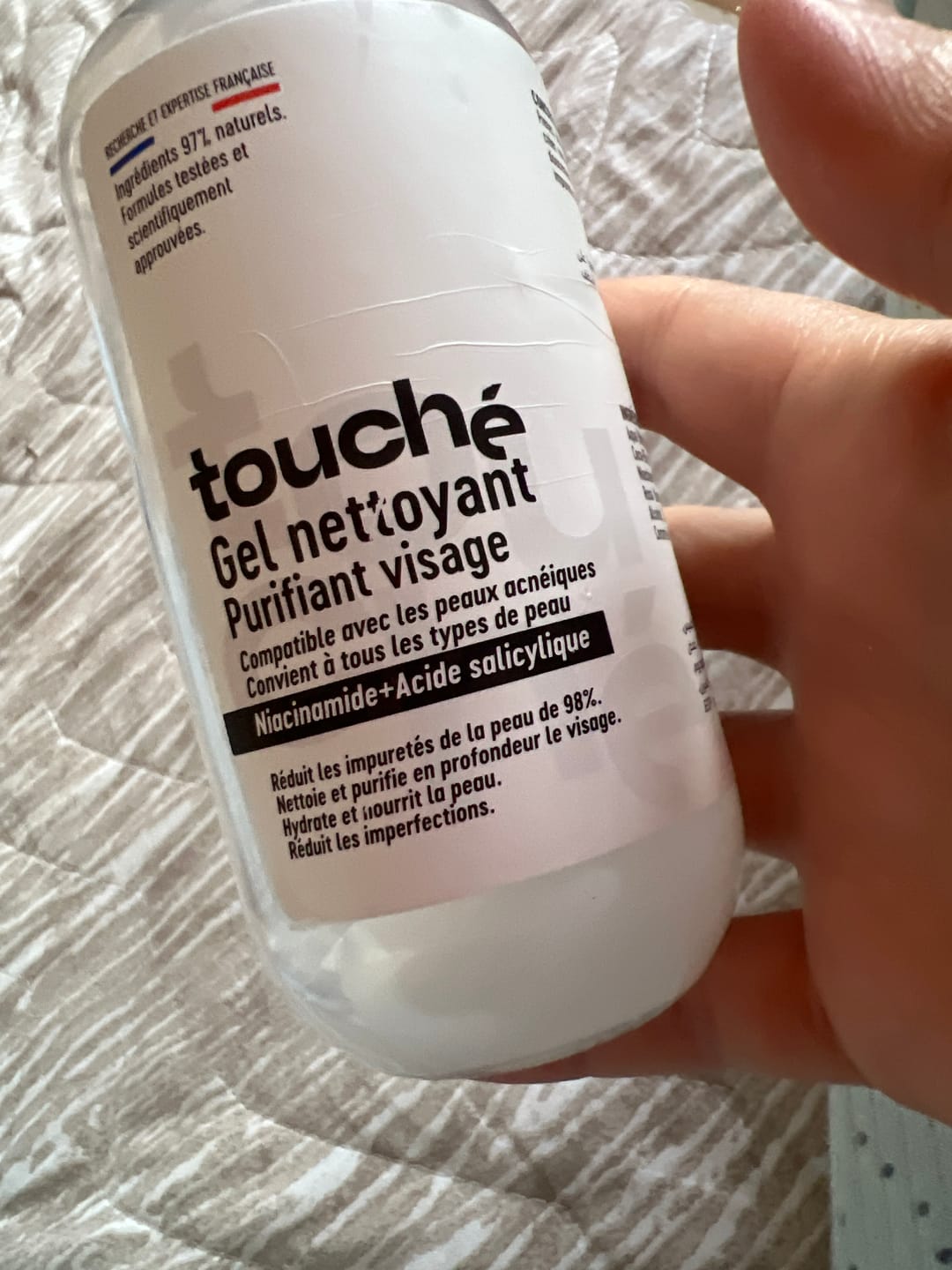 Customer photo review of Gel Nettoyant Purifiant Visage
