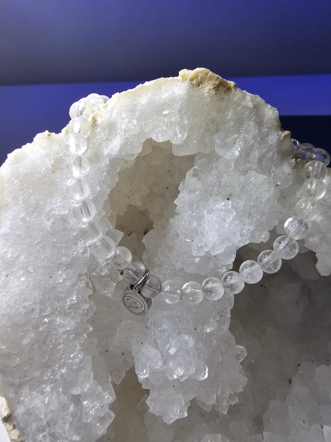 Customer photo review of Clear Quartz Bracelet Mini