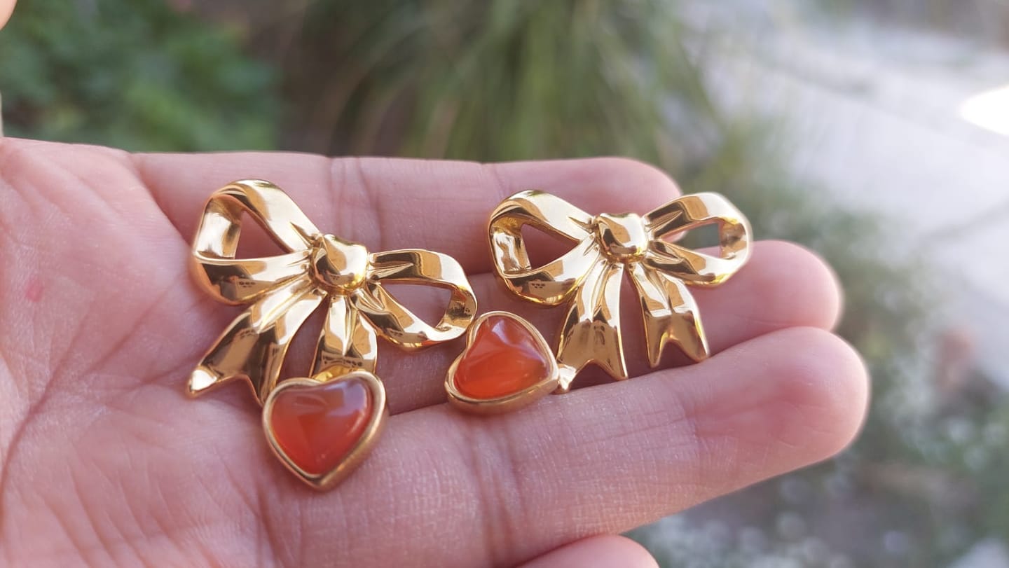 Customer photo review of Aretes Bambina