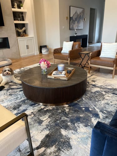 Customer photo review of Finnley Round Coffee Table