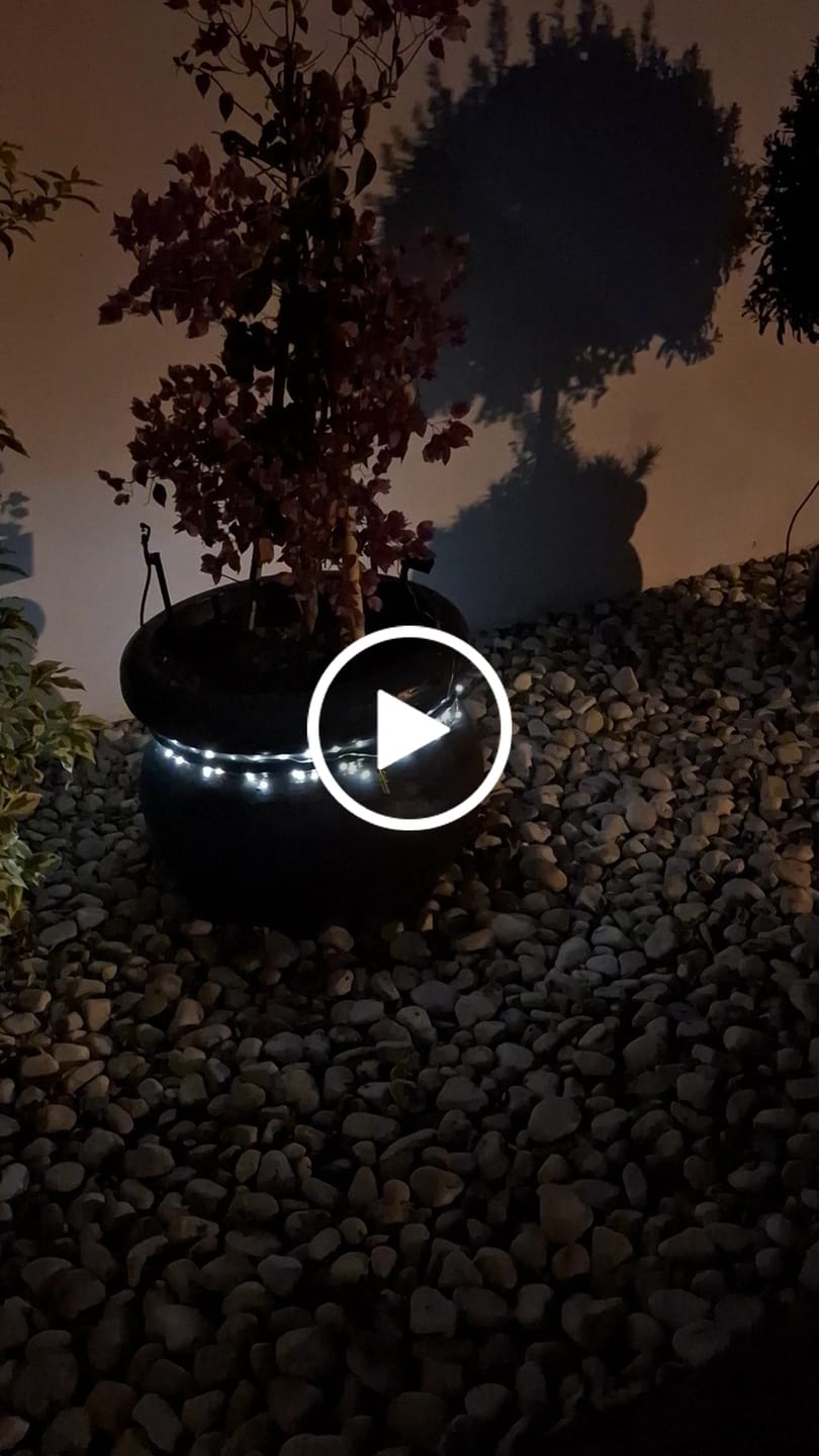 Customer video review of Copper Wire Solar Fairy Lights