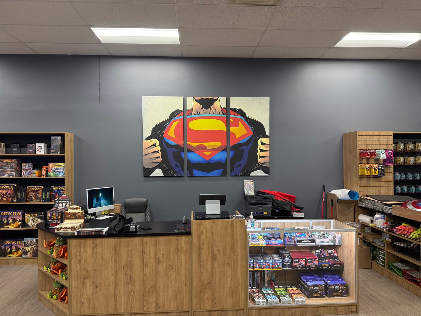 Customer photo review of Superman №2003 Ready to Hang Canvas Print