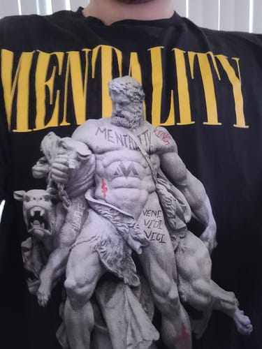 Customer photo review of CERBERUS GRAFFITI TEE