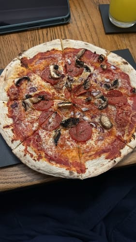 Customer photo review of Sourdough Pizza Bases