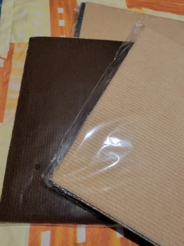 Customer photo review of Cats Scratch Self-Adhesive Carpet