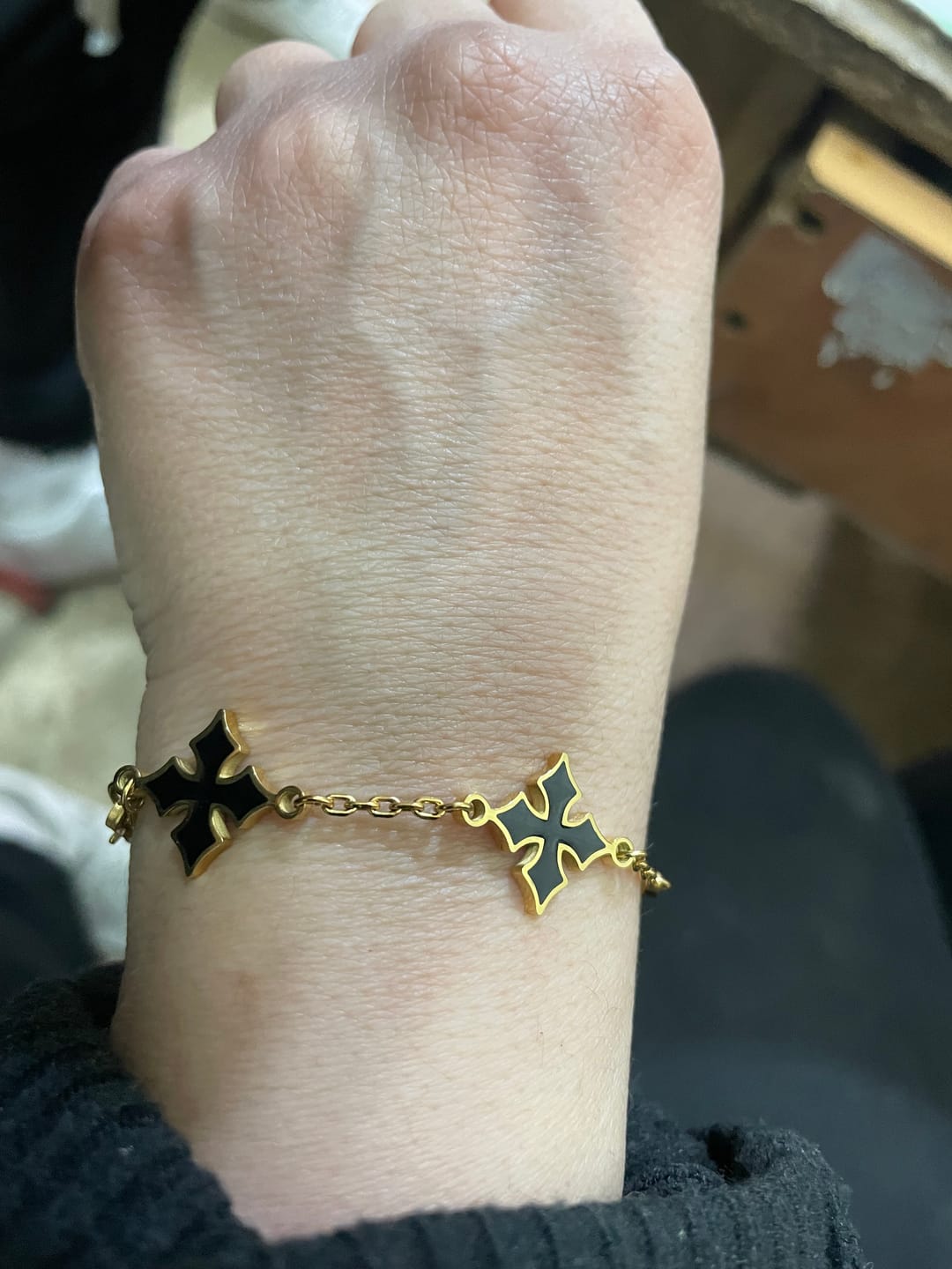 Customer photo review of JULIVNO VAN CLEEF BRACELET - GOLD