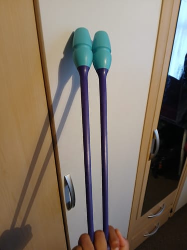Customer photo review of Rhythmic Gymnastics Clubs MASHA 45cm