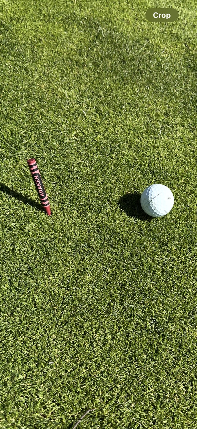 Customer photo review of Red Birdie Crayon Divot Tool