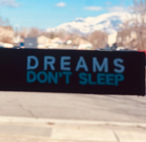 Customer photo review of DREAMS DON'T SLEEP KEY TAG