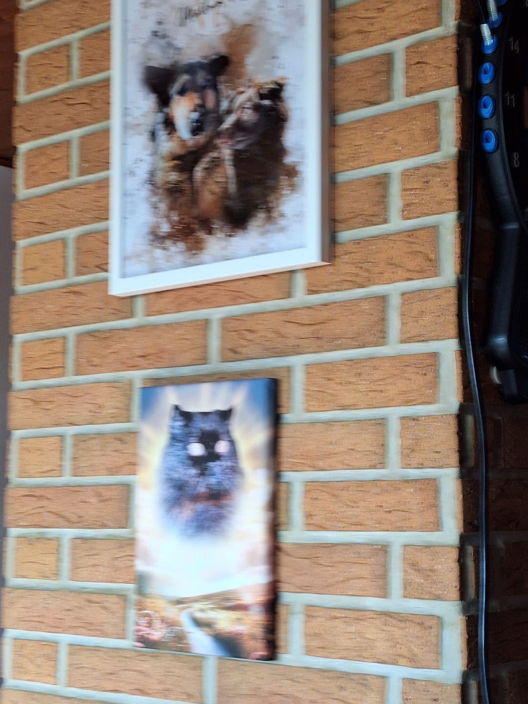 Customer photo review of Personalisiertes Portrait Poster und Leinwand - Aquarell Stil