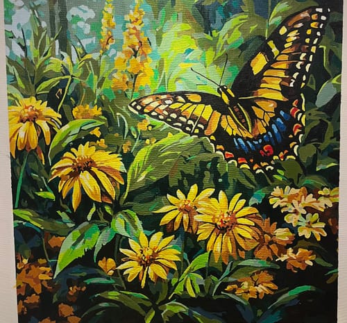 Customer photo review of Fluttering Garden