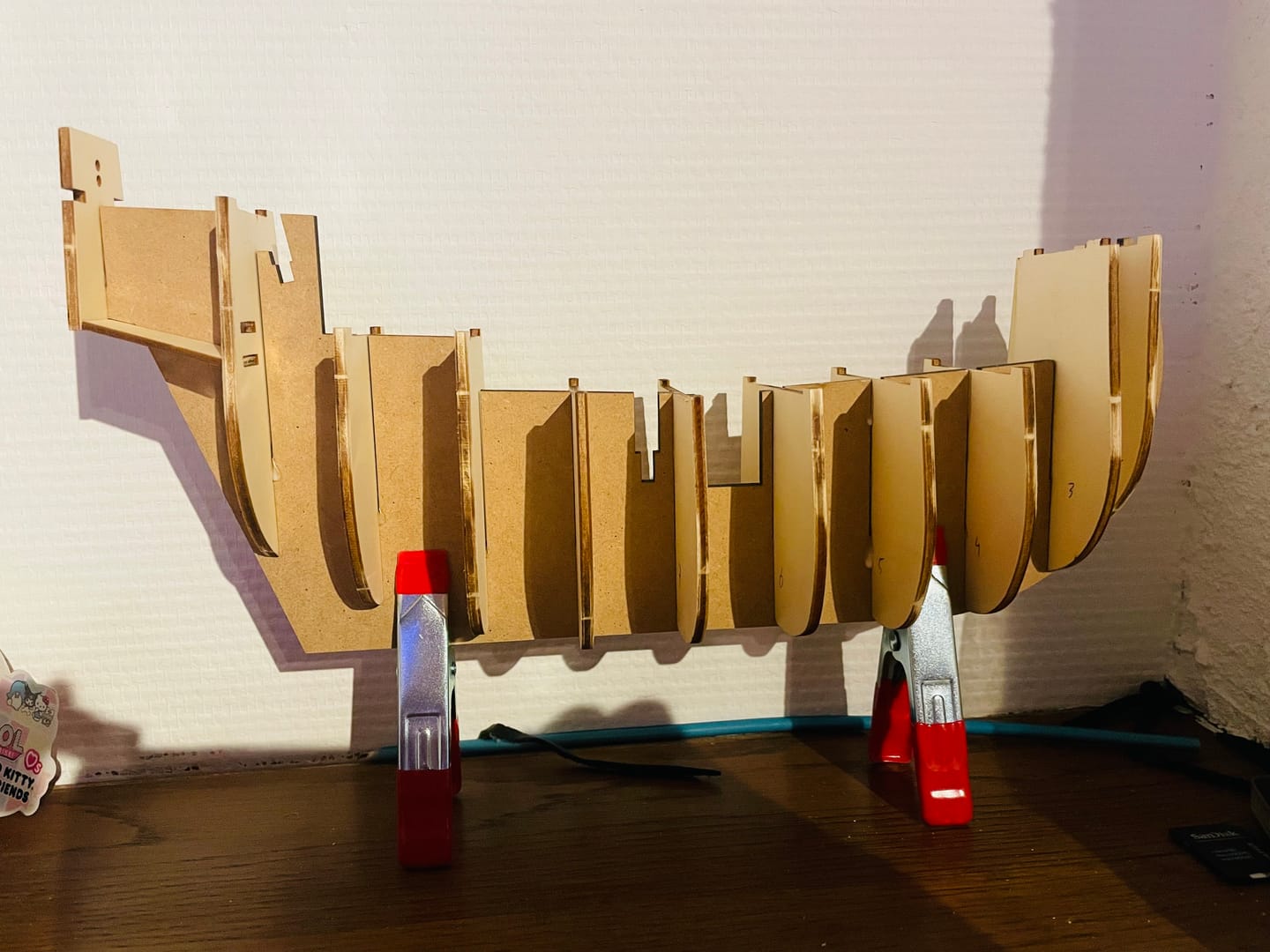 Customer photo review of Maqueta Barco Santa María Starter Pack