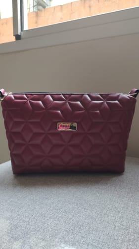 Customer photo review of DIAMOND LUXO 1.5 FUNDO MANTA COR BORDO