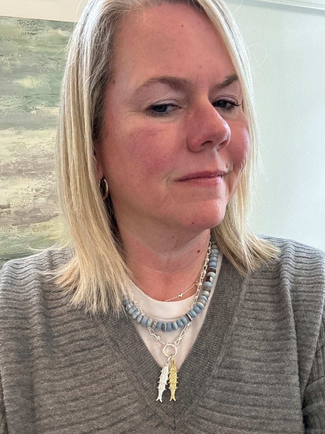Customer photo review of Bubble Fish Charm