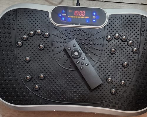 Customer photo review of Vibrationstræner (Inkl. elastikker og fjernbetjening)