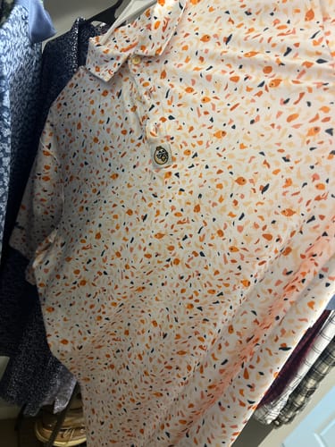 Customer photo review of Terrazzo Goldfish Polo White