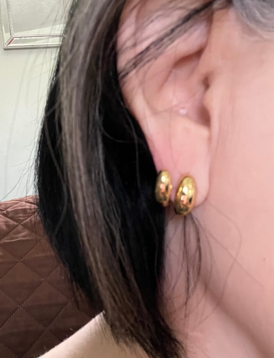 Customer photo review of Par Arete Doble Tipo Ear Cuff