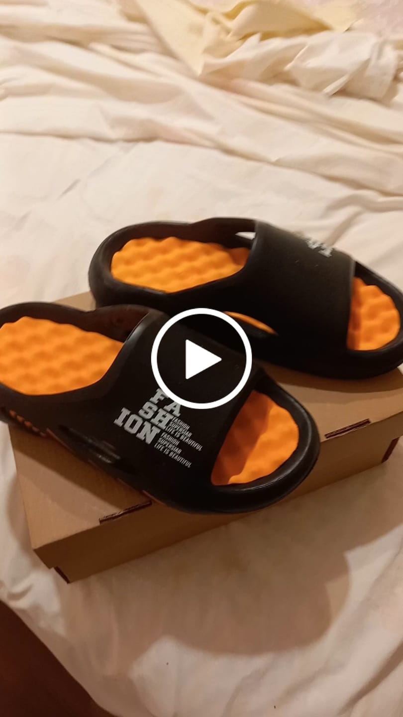 Customer video review of Chinelas Calzado Riviera en Espuma con Plantilla Masajeadora