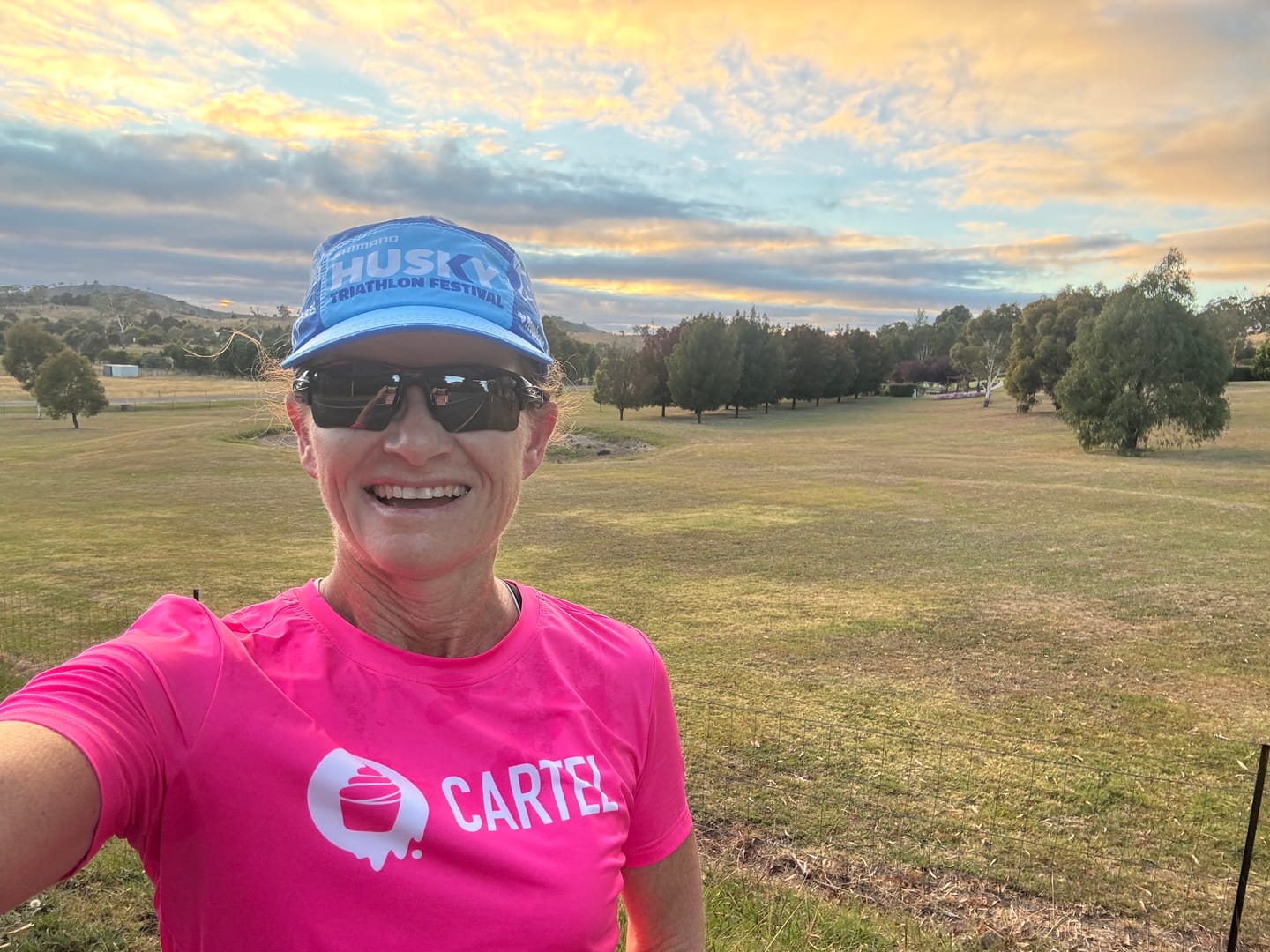 Customer photo review of Womens Batch of 2025 Cool Dri Tee Pink