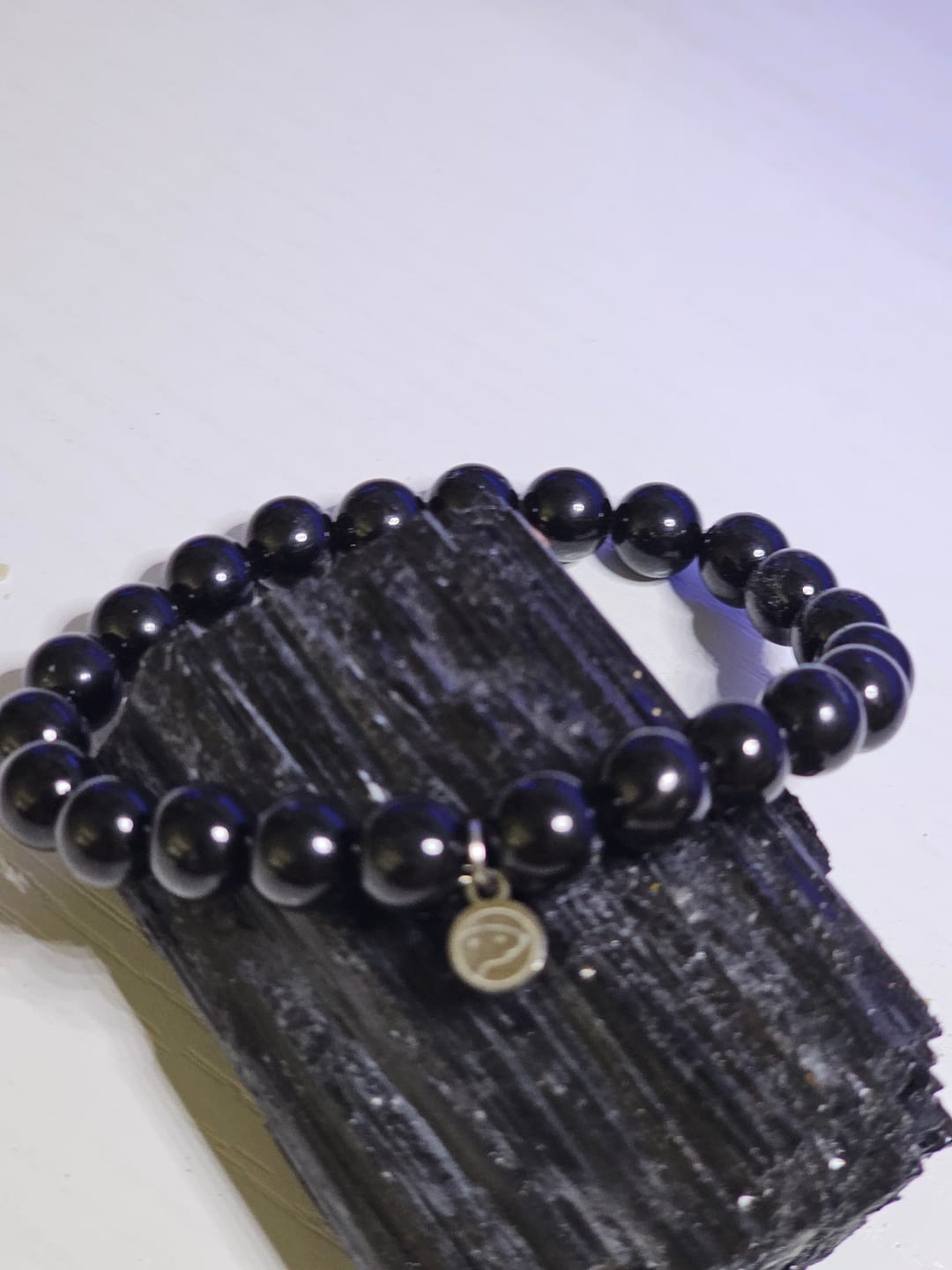 Customer photo review of Black Tourmaline Bracelet
