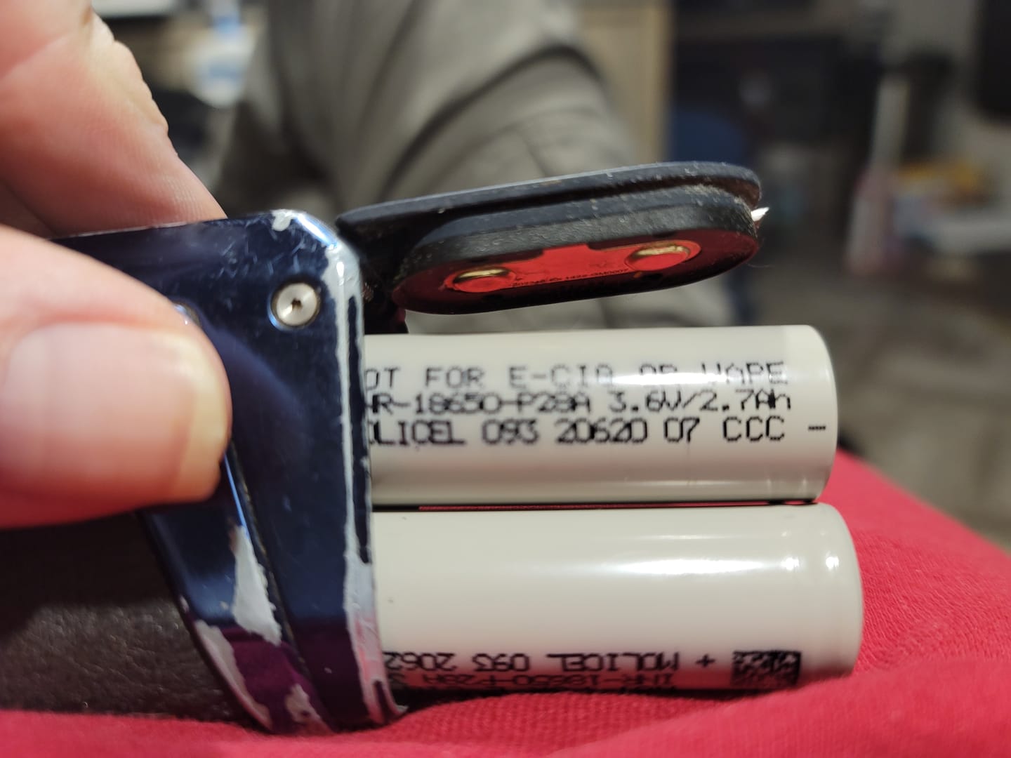 Customer photo review of Molicel P28A 18650 2800mAh 35A Battery