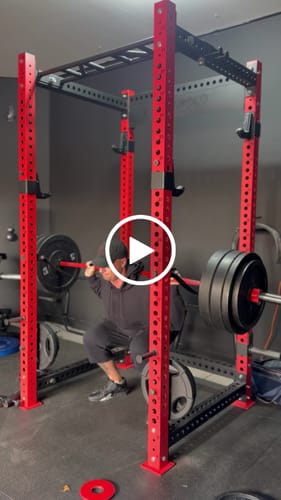 Customer video review of P5 Four Post Power Rack Builder(3‘’×3‘’, 1" Holes, 90‘’H x 44‘’D)