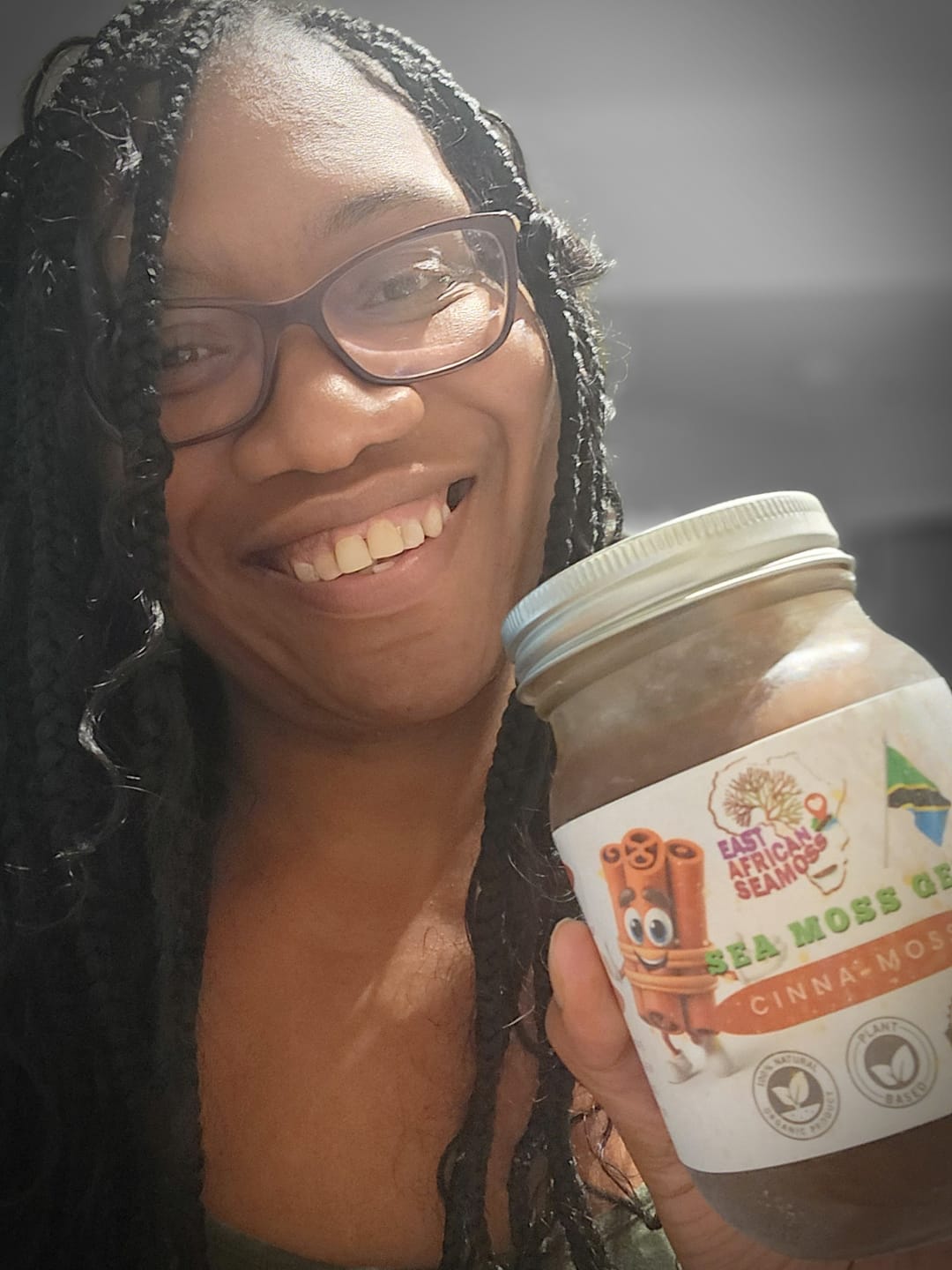 Customer photo review of ELDERBERRY GINGER East African Sea Moss Gel (16oz jar(s)