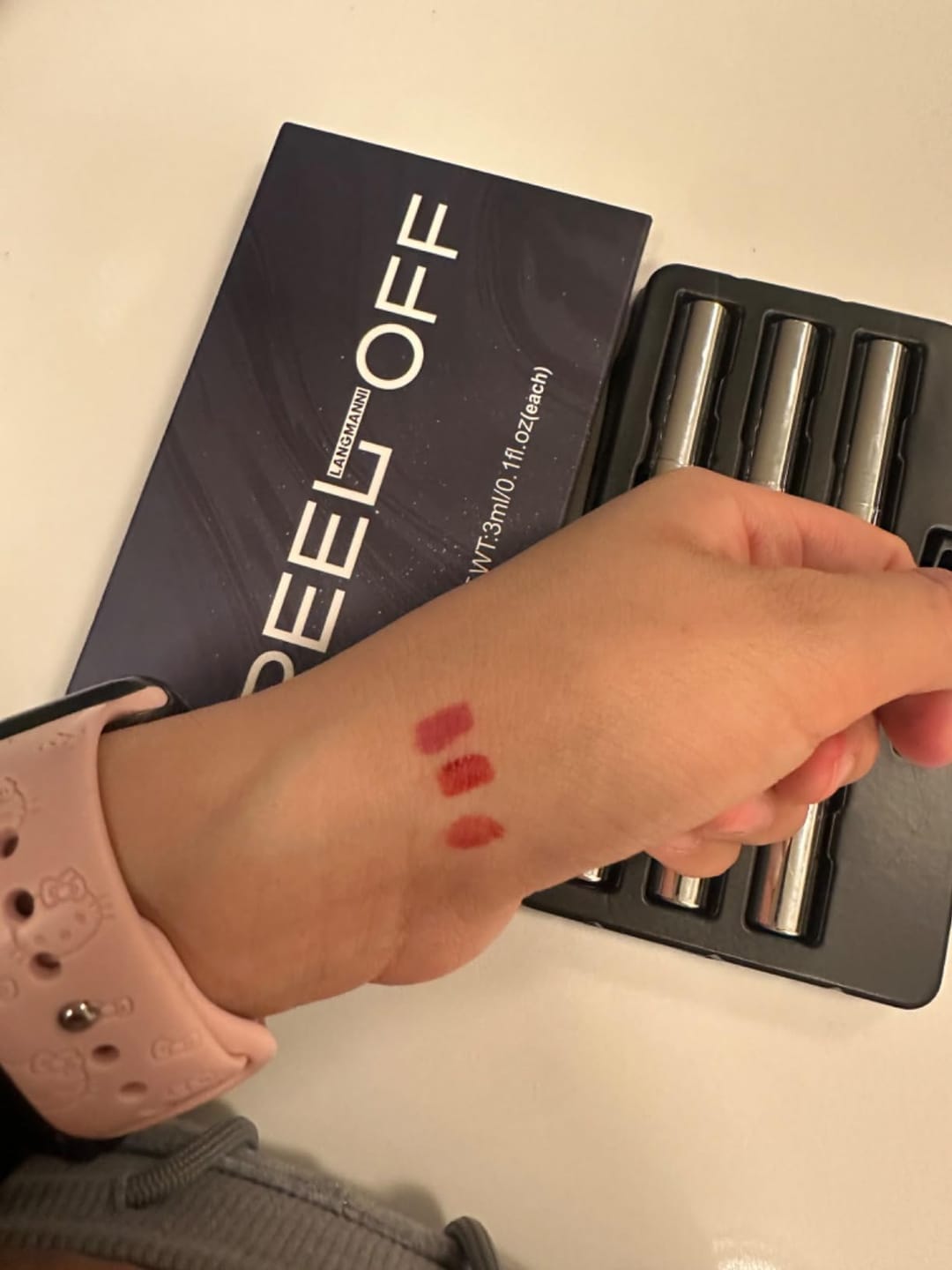 Customer photo review of HoneyNoir - Lip Stain