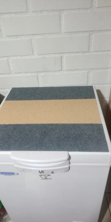 Customer photo review of Cats Scratch Self-Adhesive Carpet