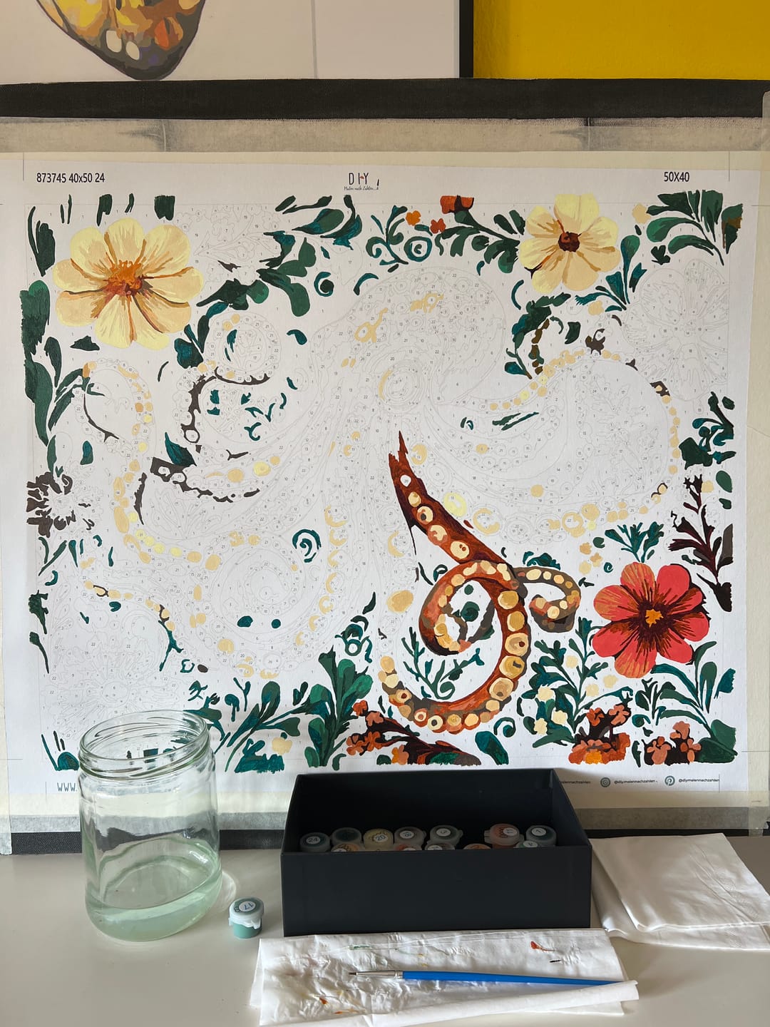 Customer photo review of Malen nach Zahlen - Oktopus