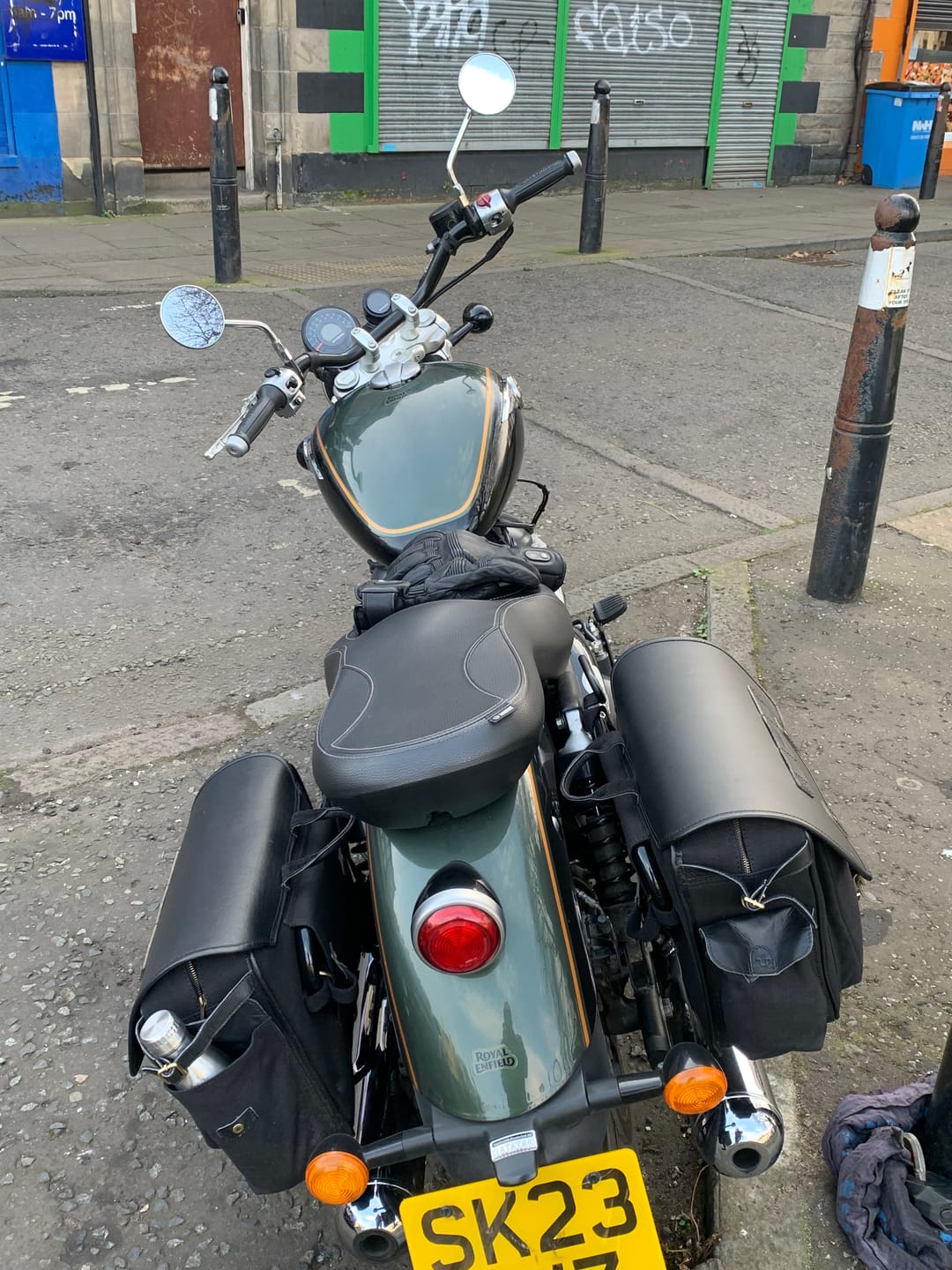 Customer photo review of expedition saddlebag