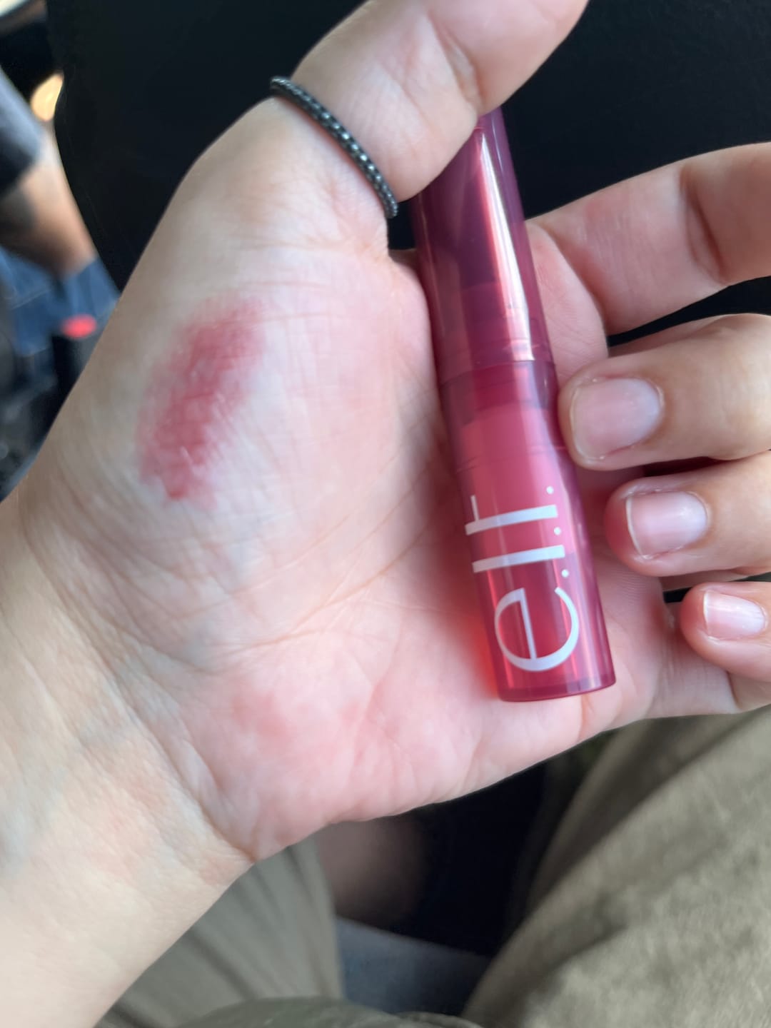 Customer photo review of Sheer Slick Lipstick
