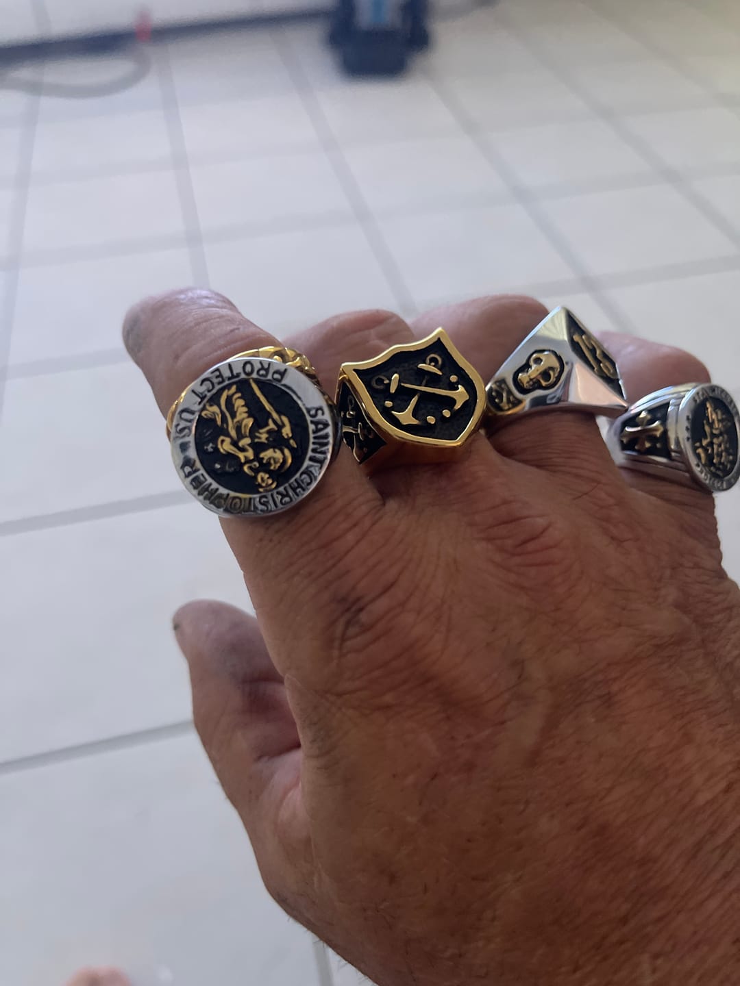 Customer photo review of ST. MICHAELS. - GOLD