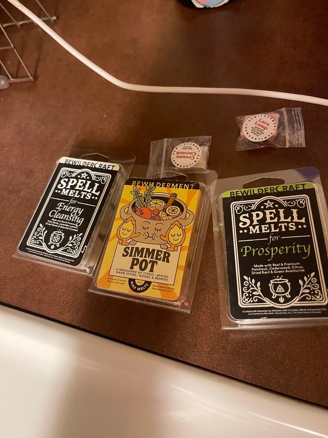 Customer photo review of Spell Melts for Energy Cleansing Wax Melts