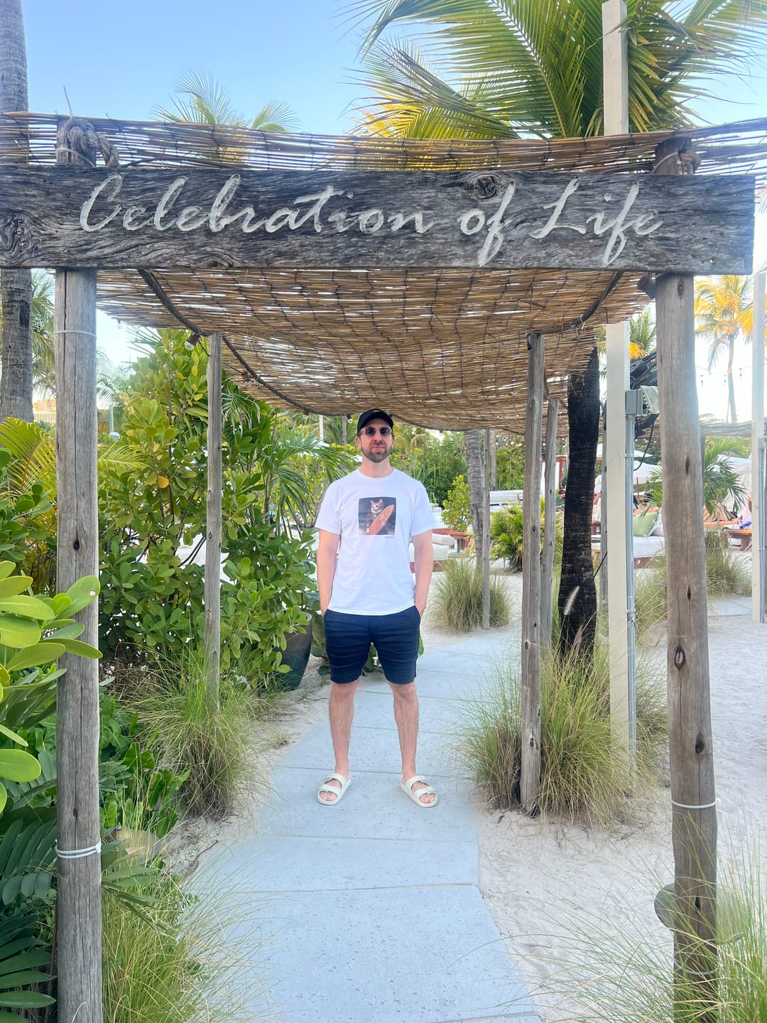 Customer photo review of Surf Baron Cat T-Shirt