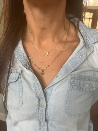 Customer photo review of Chai Chain Necklace