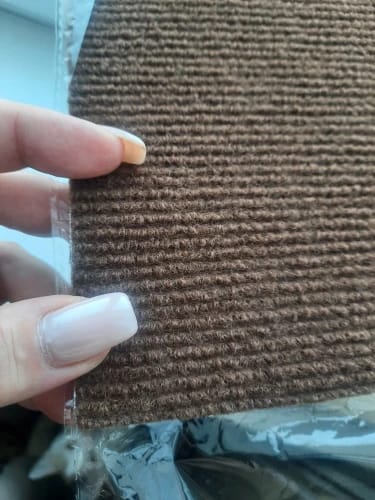 Customer photo review of Cats Scratch Self-Adhesive Carpet