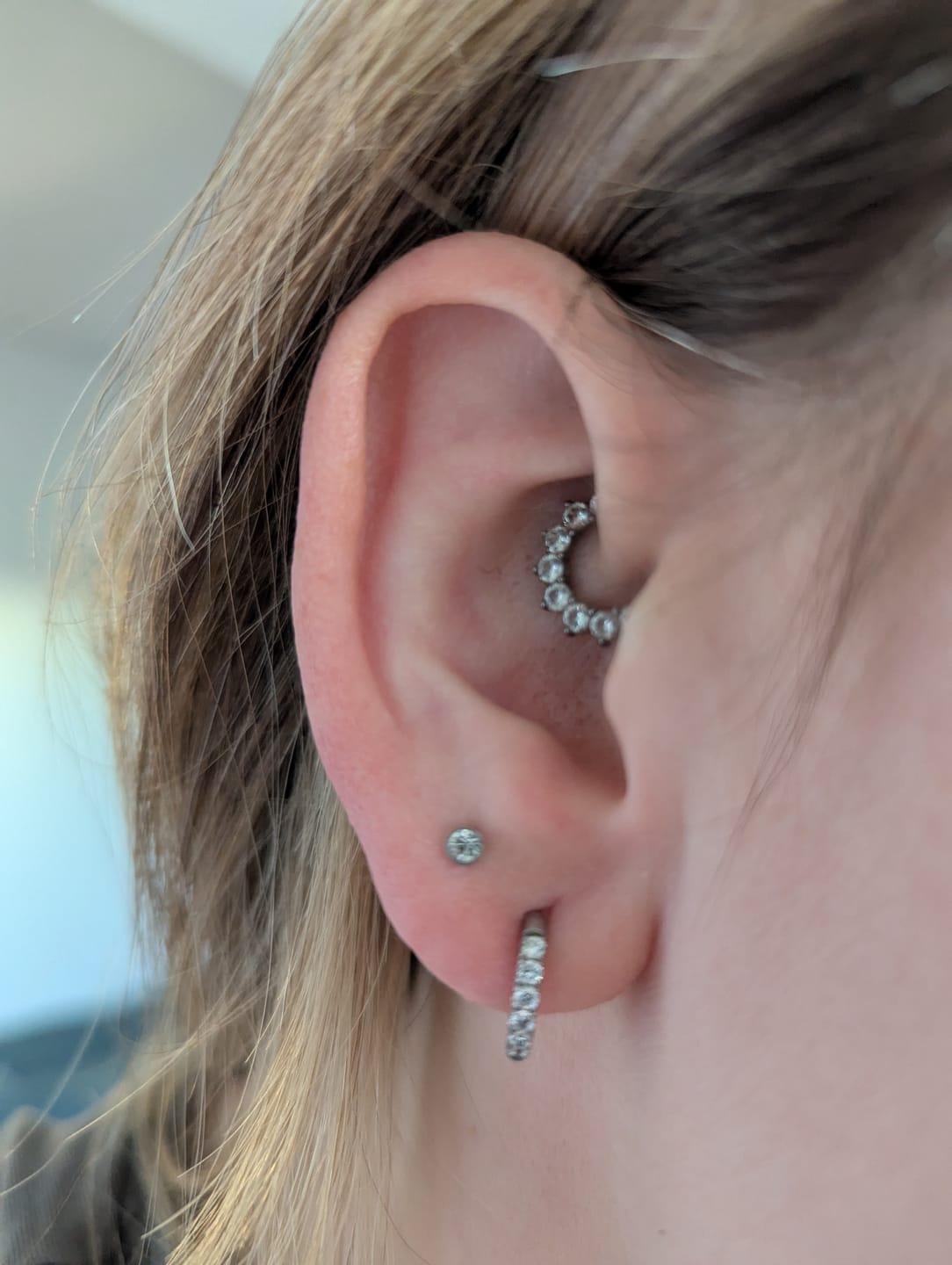 Customer photo review of Klara Ohrringe | 18K vergoldet