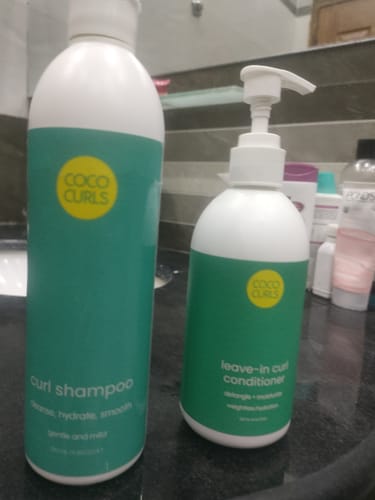 Customer photo review of Leave-in Curl Conditioner