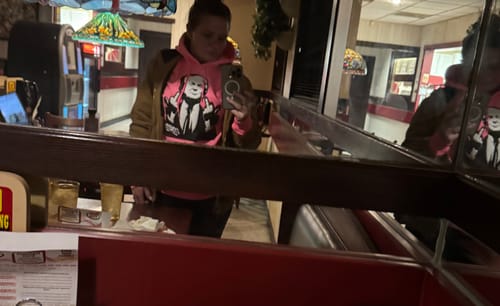 Customer photo review of Middle Fingers | Hoodie