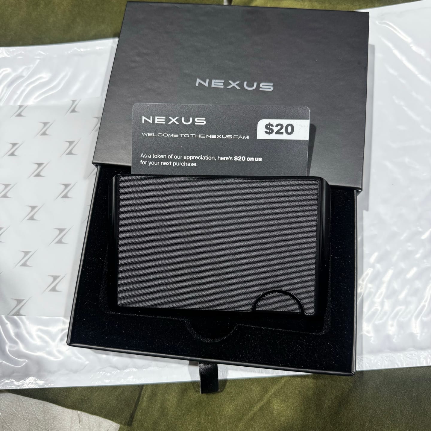 Customer photo review of NEXUS WALLET