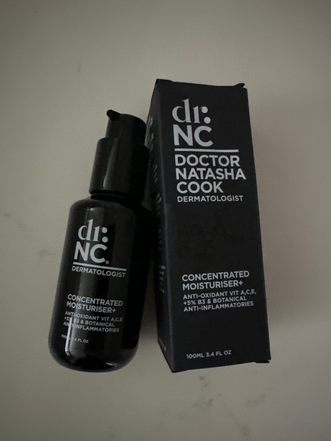 Customer photo review of dr.NC CONCENTRATED MOISTURISER+ - 100ml