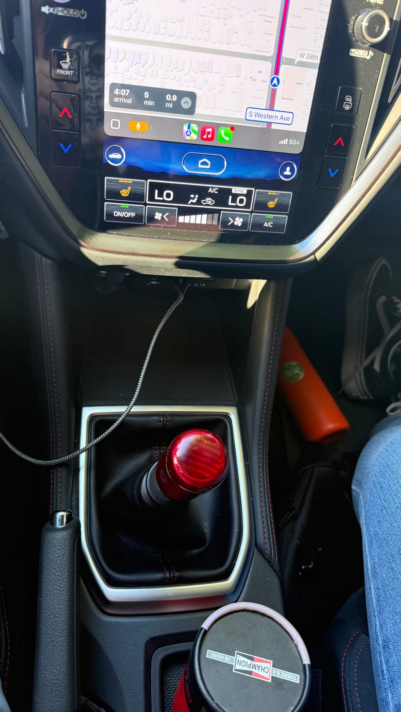 Customer photo review of Damaged Shift Knobs