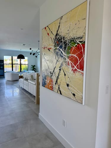 Customer review photo for Abstract Expressionist Art #AEA010