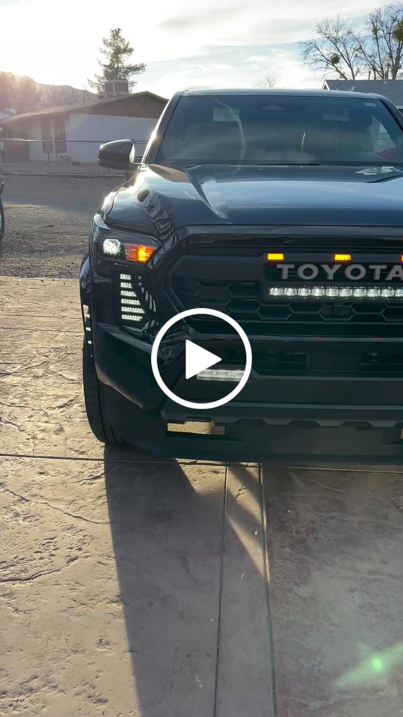 Customer video review of 2024+ TOYOTA TACOMA TRD PRO STYLE GRILLE