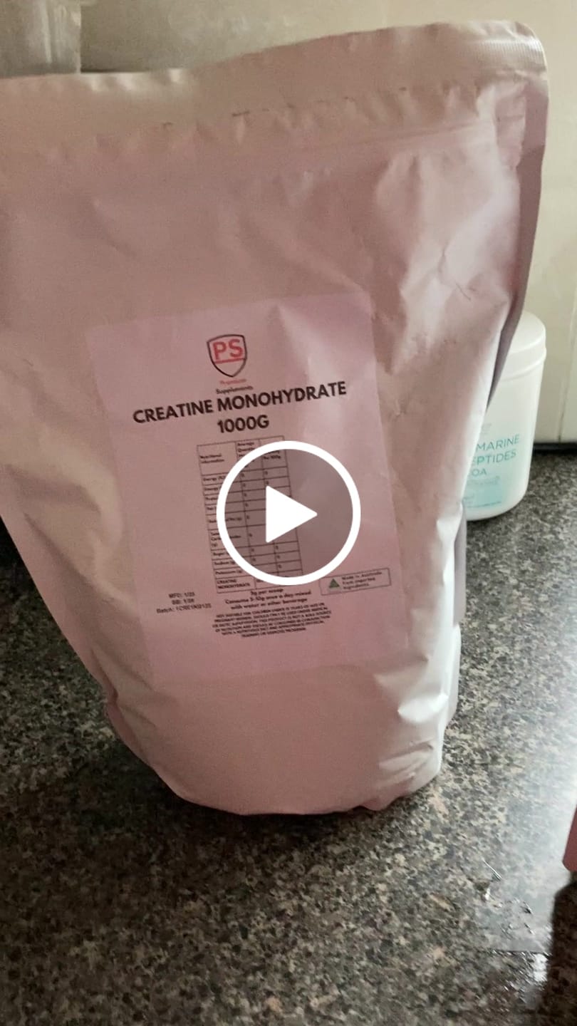 Customer video review of Micronised Creatine Monohydrate