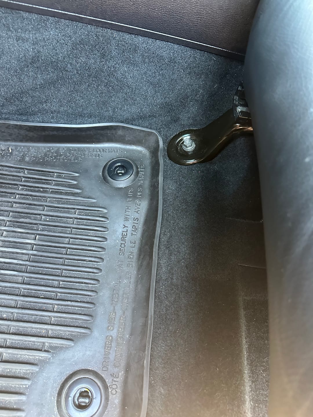 Customer photo review of Premium Anti-Dust Seat Bracket Bolt Cover Trims for Toyota Tundra (2014-2021) - Set of 4