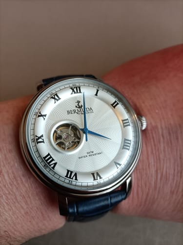 Customer photo review of Bermuda Watch Company Mens Automatic Watch